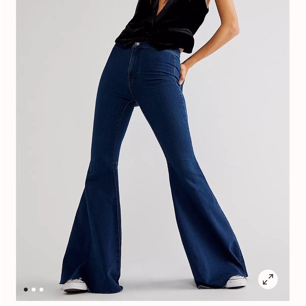 Free People Flare Jeans Size 32
